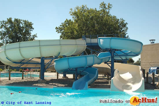 water slides